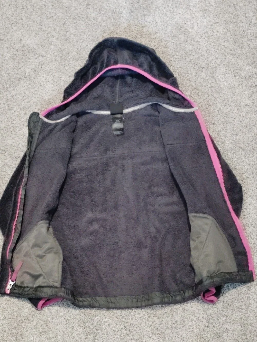 The North Face plush black